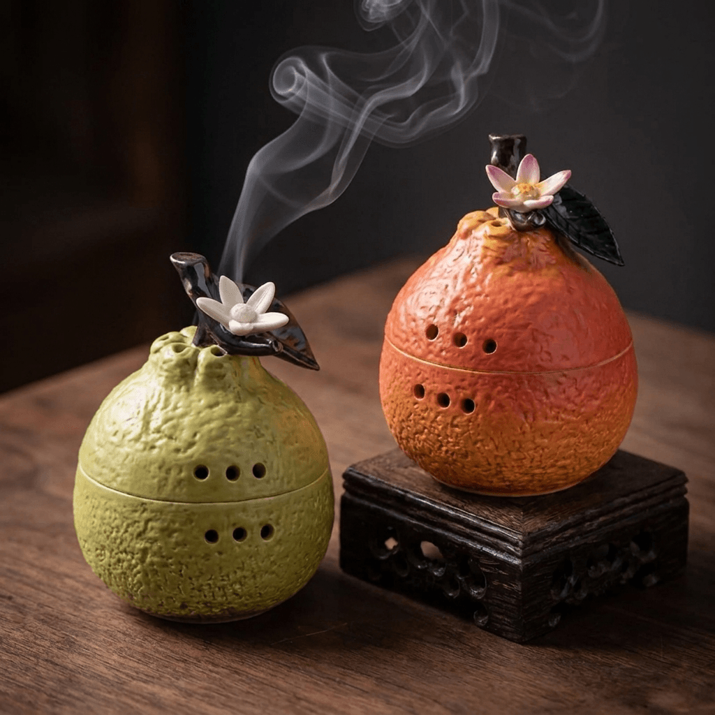 Ceramic incense burner